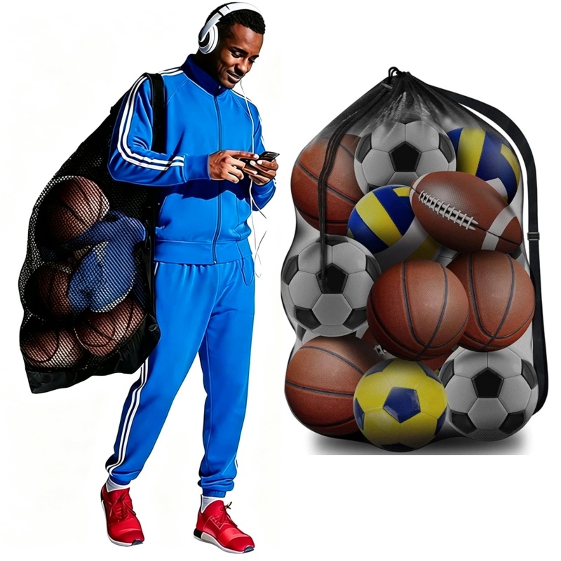 Drawstring Gym Bag - 대용량 휴대용 팀 훈련 스포츠 가방
