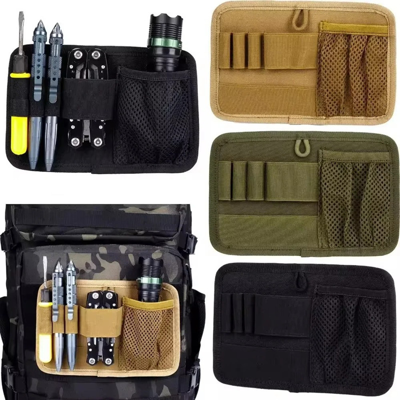 Backpack Insert Organizer - 모듈식 후크 루프 패널 EDC 정리함