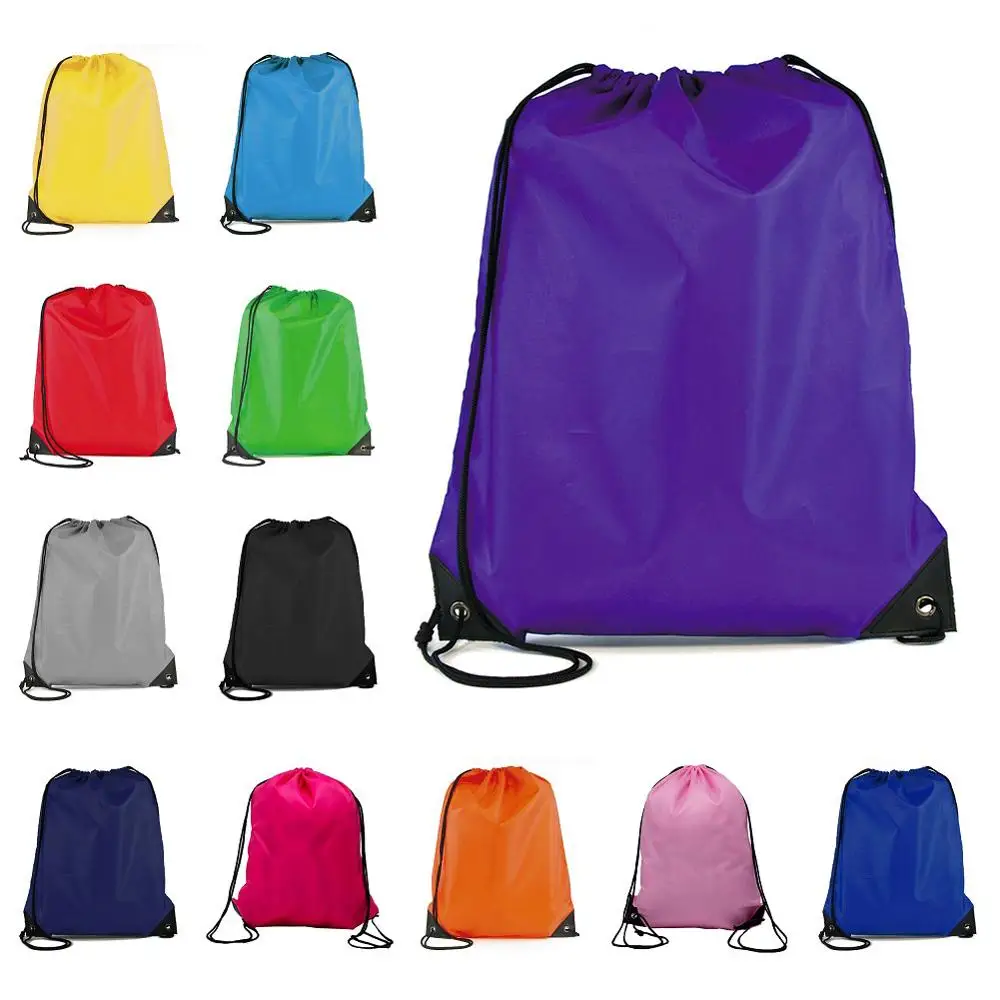 Drawstring Gym Bag - 휴대용 스포츠 가방 두꺼운 Drawstring 벨트