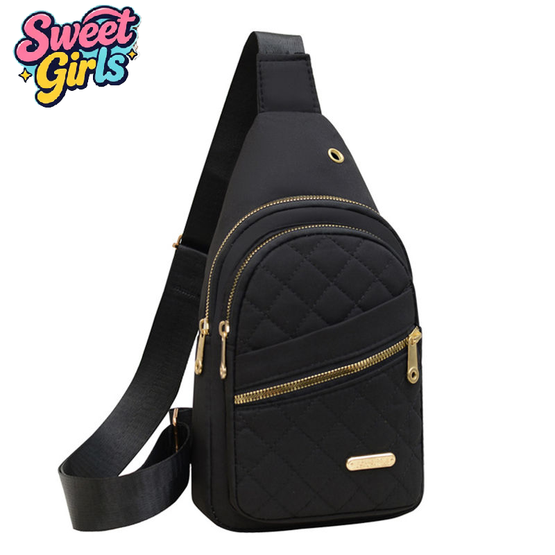 Sling Backpack Shoulder - 가슴 가방 2025 숙녀 방수 옥스포드