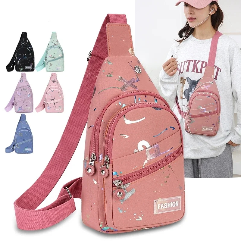 Sling Backpack Shoulder - 여성용 슬링 가슴 가방 경량 크로스바디