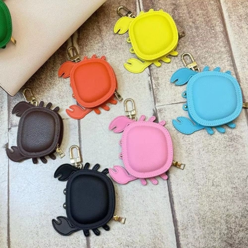 Mini Backpack Purse - 만화 게 모양 동전 지갑 키체인