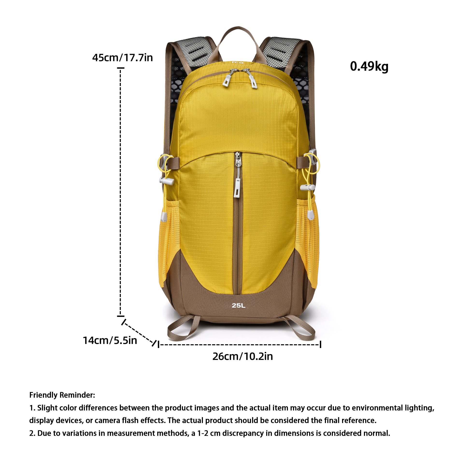 25리터 대용량 하이킹 백팩, 방수 경량 나일론 하이킹 - Hiking Backpack Waterproof 리뷰 및 가격