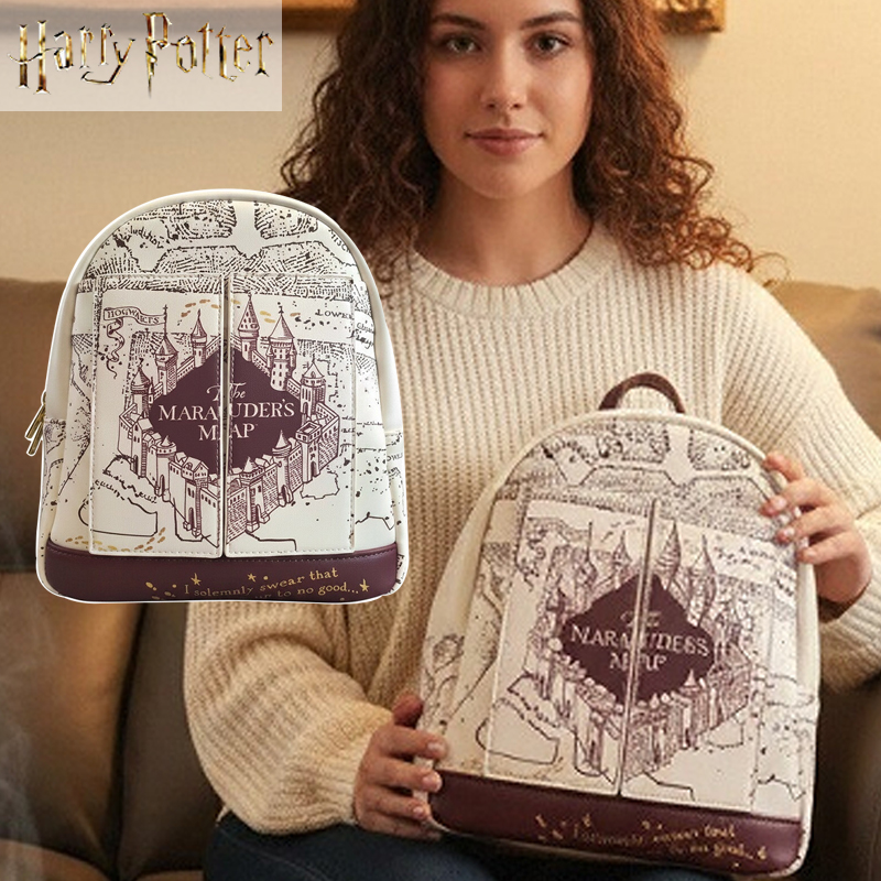 해리포터 지도 프린트 코스프레 여성용 더블 스트랩 숄더 - Fashion Backpack Women 리뷰 및 가격