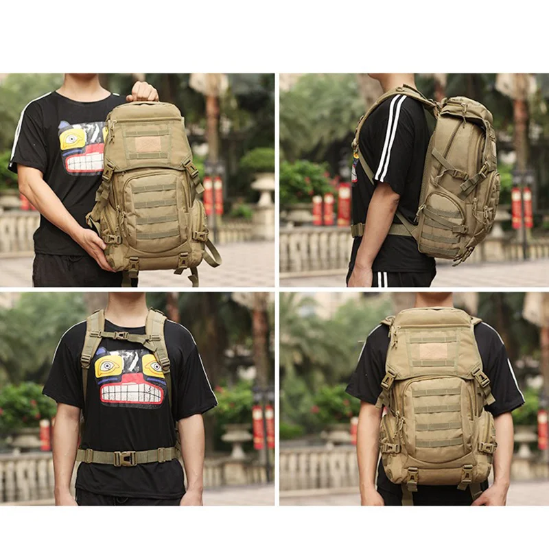 50L 전술 배낭 아웃도어 스포츠 가방 하이킹 배낭 3 - Rucksack Military Style 리뷰 및 가격