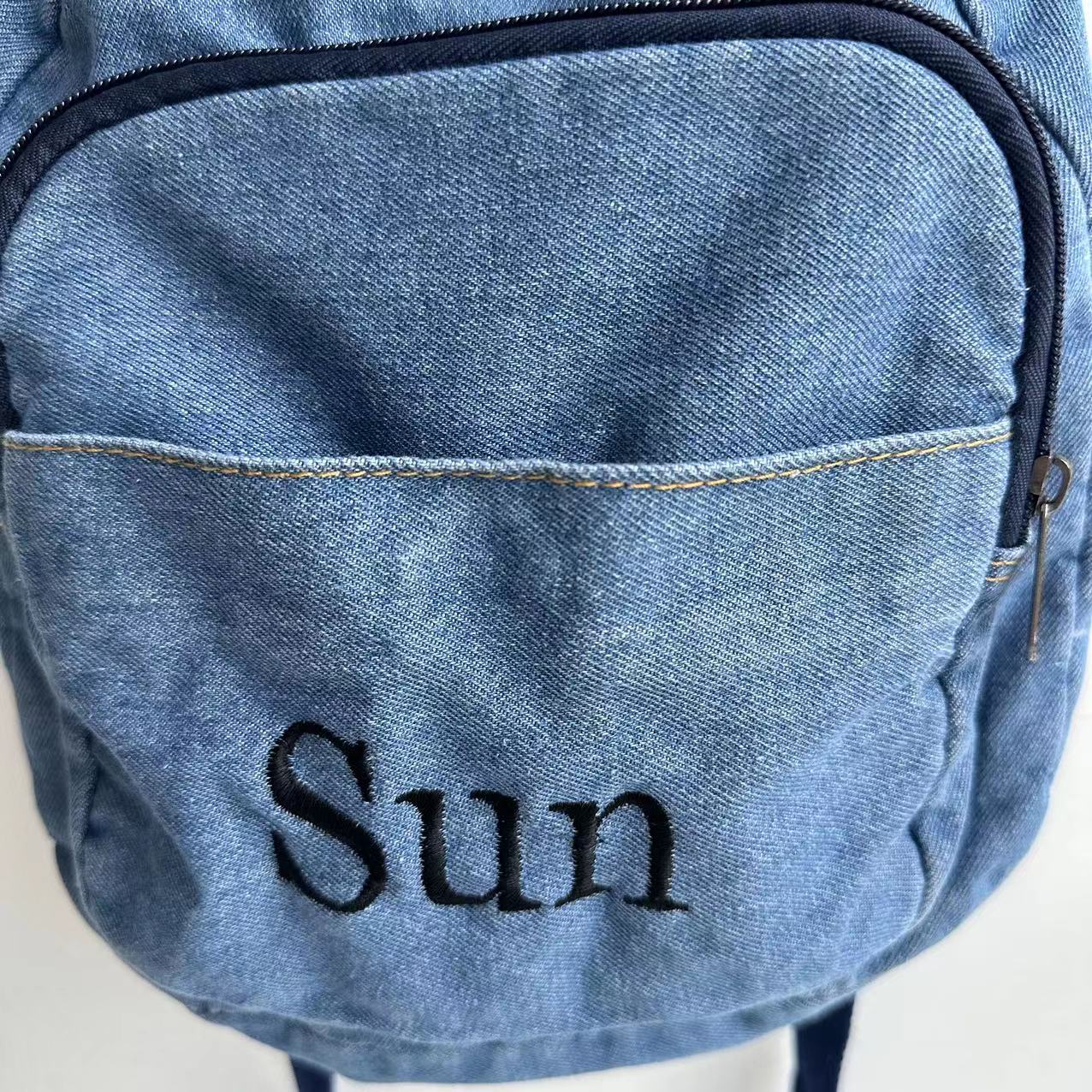 데님 배낭 여아용 학생 책가방, 야외 여행 배낭, 맞춤 - Canvas Backpack Casual 리뷰 및 가격