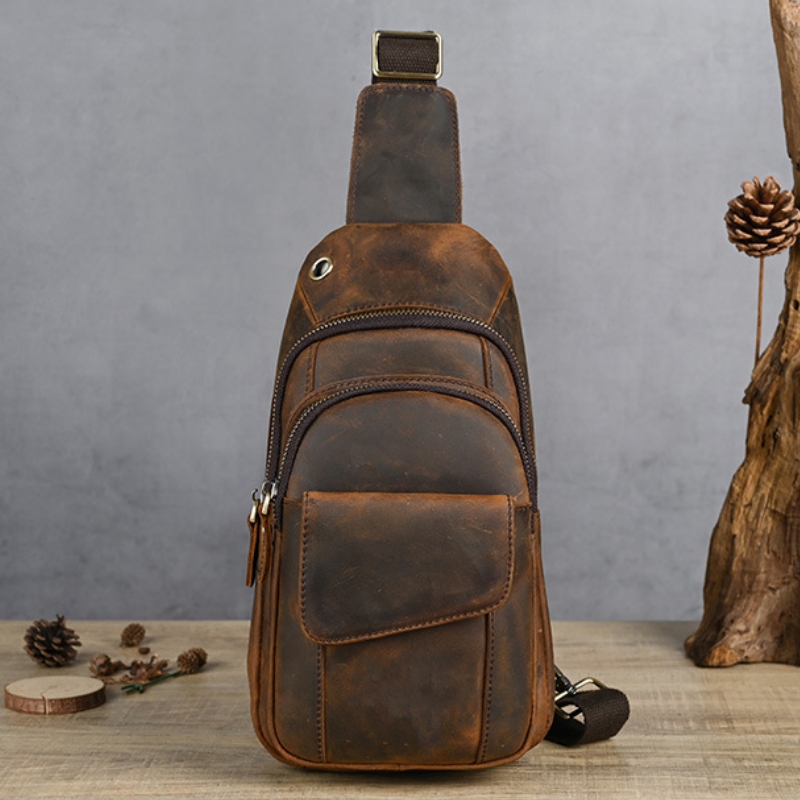 디자이너 럭셔리 다기능 남성 가슴 가방 대용량 야외 남 - Sling Backpack Shoulder 리뷰 및 가격