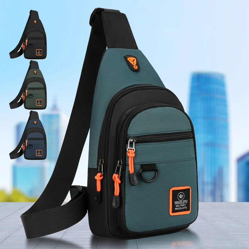 새로운 남성용 가슴 가방 남성용 레저 야외 하이킹 자전 - Hiking Backpack Waterproof 리뷰 및 가격
