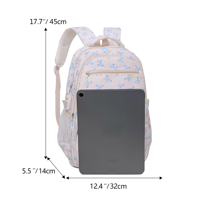 3Pcs 귀여운 리본 프린트 백팩(슬링팩 및 보관 가방 - Sling Backpack Shoulder 리뷰 및 가격
