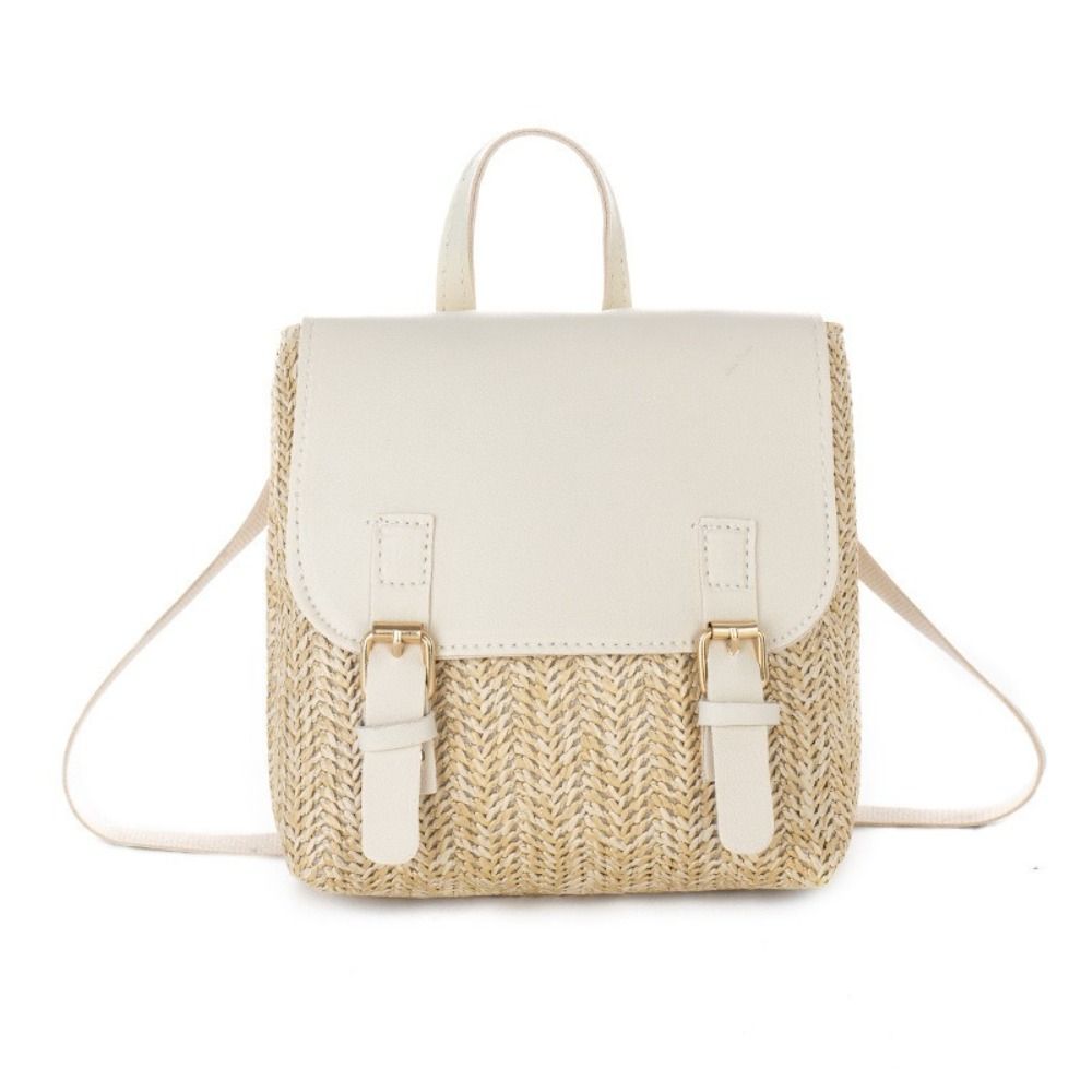 다용도 가방 PU 가죽 밀짚 배낭 레트로 디자인 우아한 - Leather Backpack Vintage 리뷰 및 가격