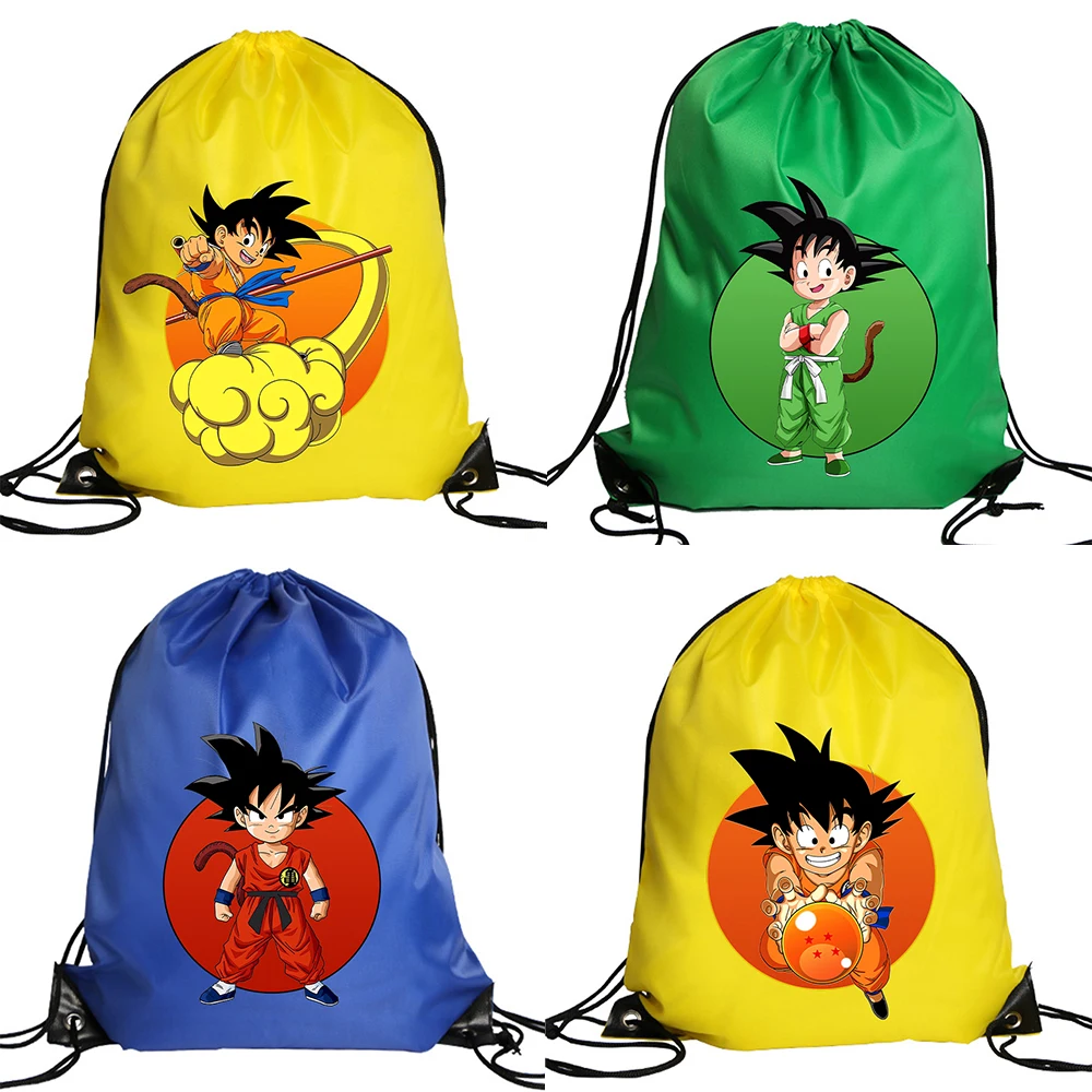 드래곤볼 폴리에스터 드로스트링 백 손오공 짐 스포츠 백 - Drawstring Gym Bag 리뷰 및 가격