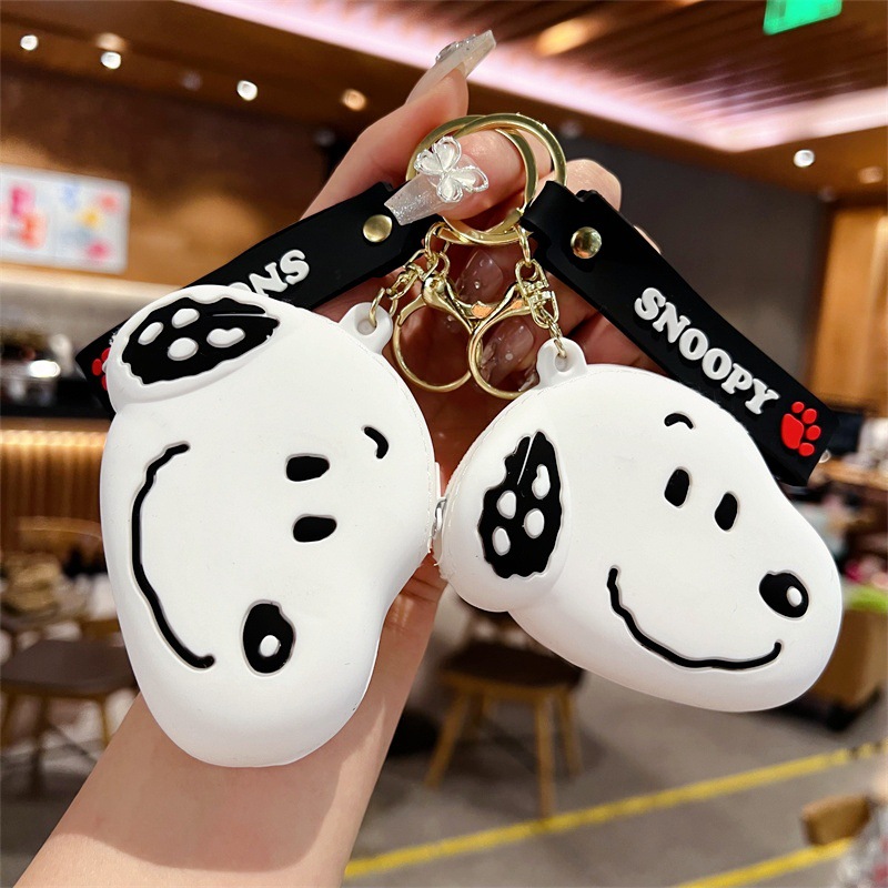 새로운 스누피 창의적인 만화 키체인 미니 편리한 동전  - Mini Backpack Purse 리뷰 및 가격