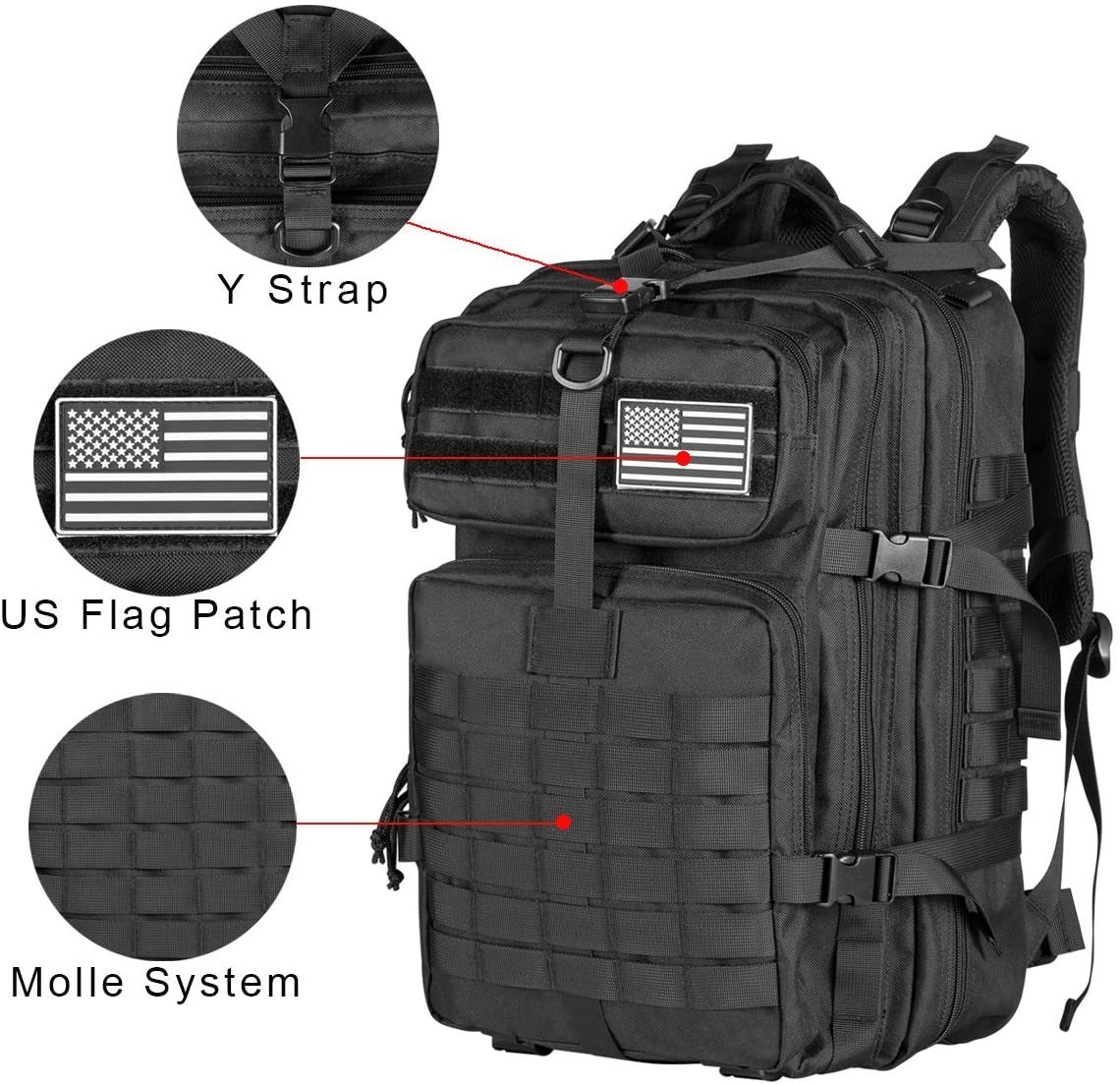 AA 60L 육군 군사 전술 배낭 남자 여행 대용량 배 - Rucksack Military Style 리뷰 및 가격