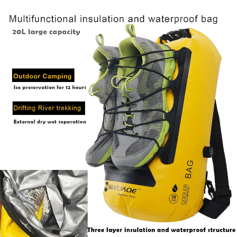 1PCS 플로팅 방수 드라이 백 20L - 카약, 보트 - Hiking Backpack Waterproof 리뷰 및 가격
