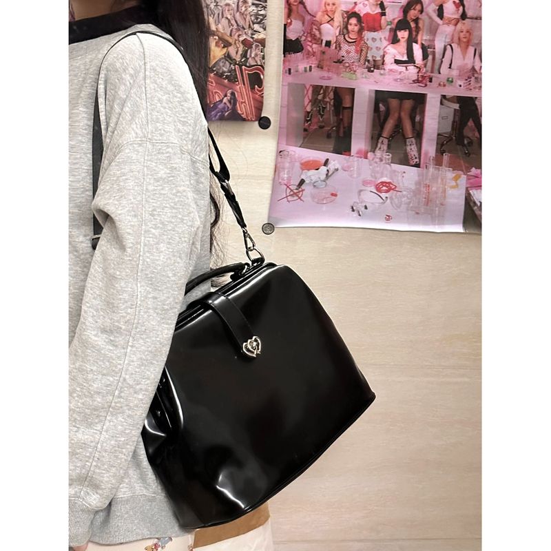 빈티지 블랙 Y2k Mochila 여성 Pu 가죽 세련 - Leather Backpack Vintage 리뷰 및 가격