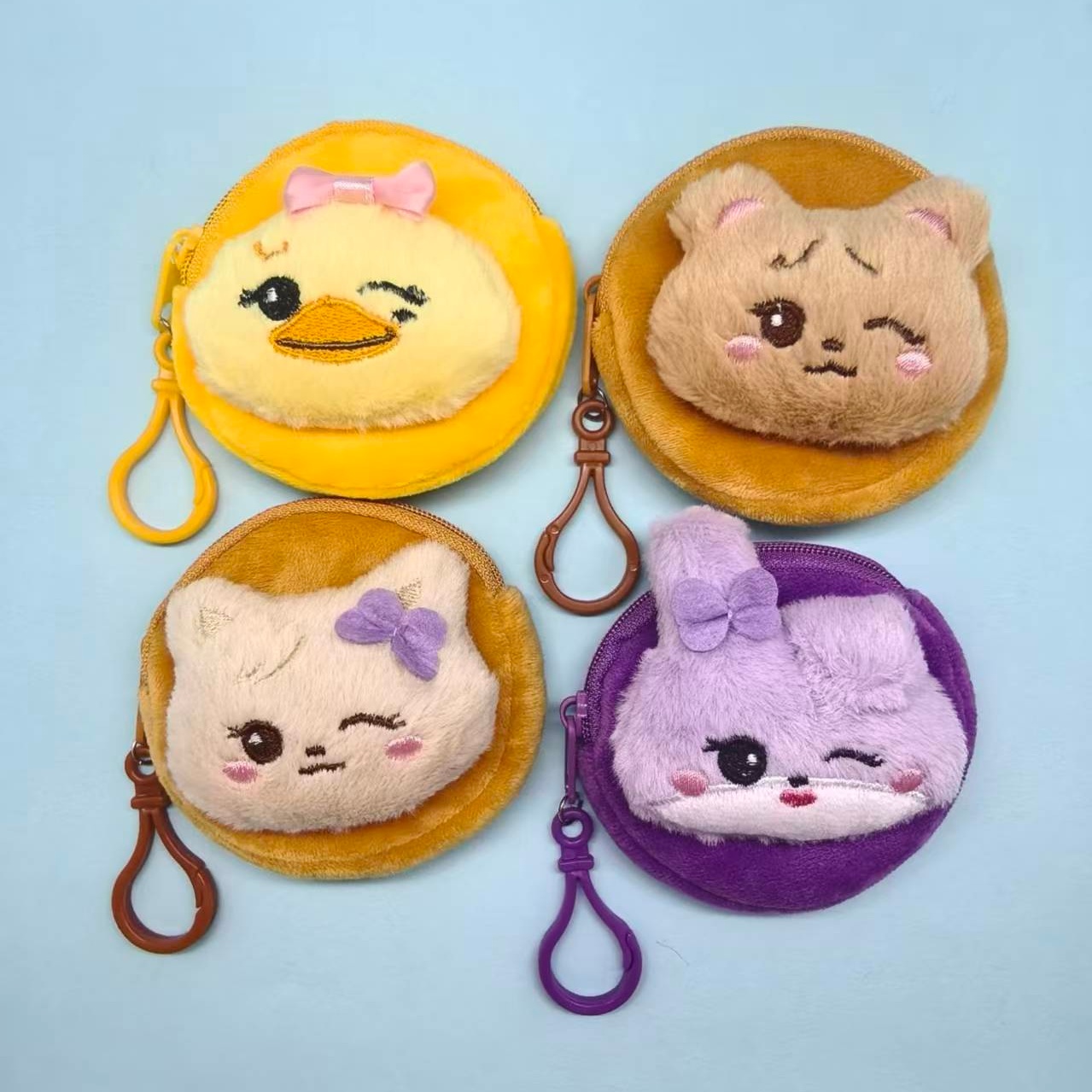 귀여운 케이팝 리본 오리 고양이 토끼 곰 플러시 미니  - Mini Backpack Purse 리뷰 및 가격