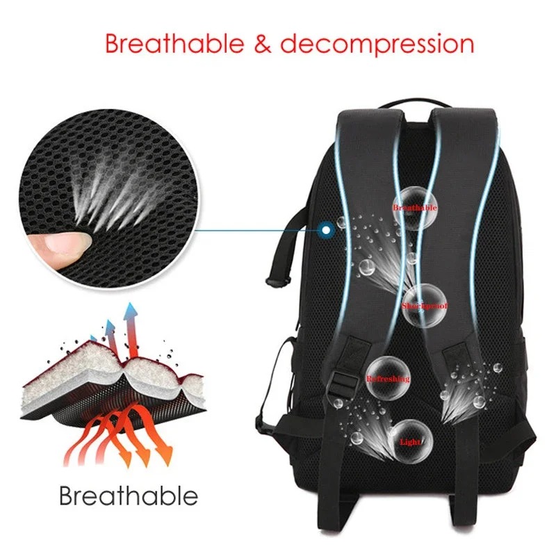 방수 비디오 카메라 백팩, 반사 스트라이프, 충격 방지 - Laptop Backpack 15.6 리뷰 및 가격