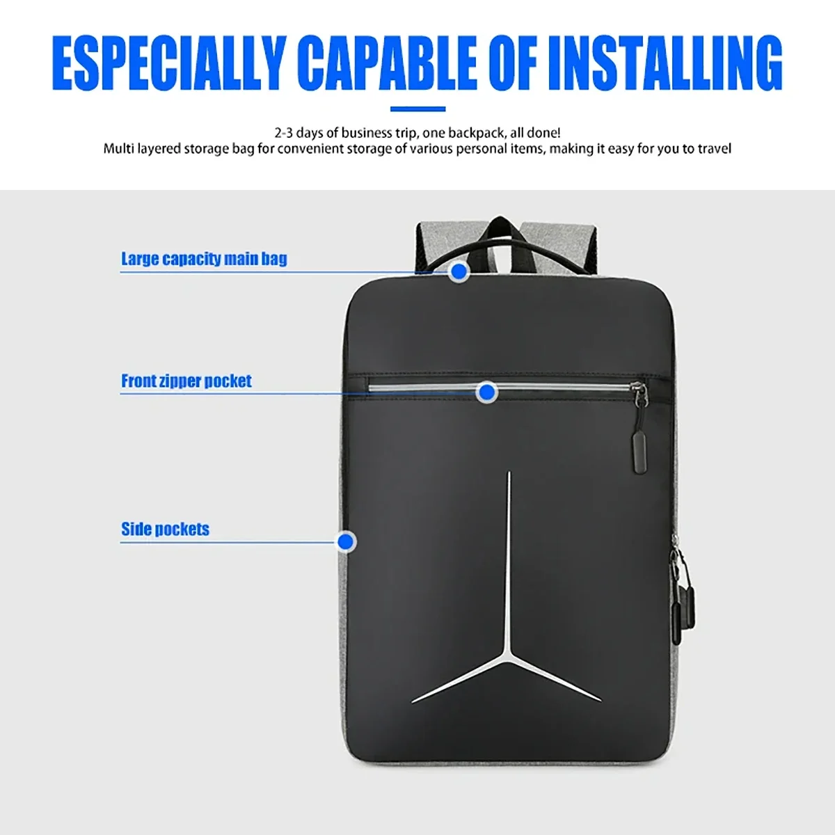 새로운 도난 방지 USB 방수 하드 케이스 여행 스마트 - Travel Backpack Anti Theft 리뷰 및 가격