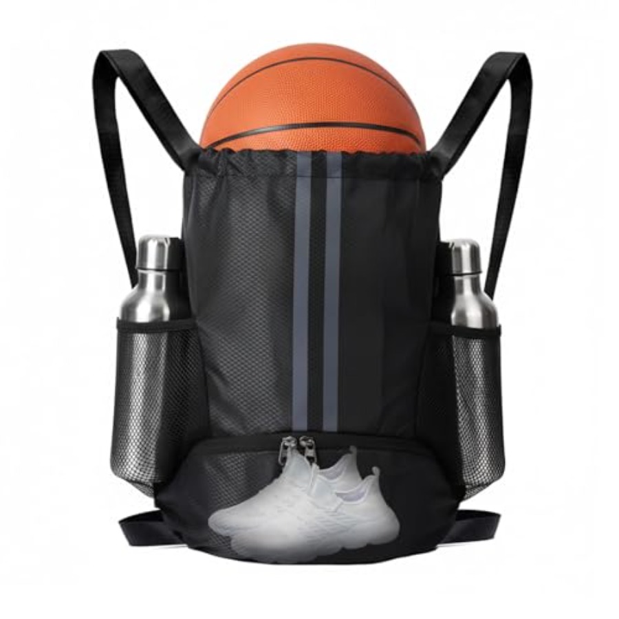 신발 수납공간이 있는 스포츠 드로스트링 백팩, 농구,  - Drawstring Gym Bag 리뷰 및 가격