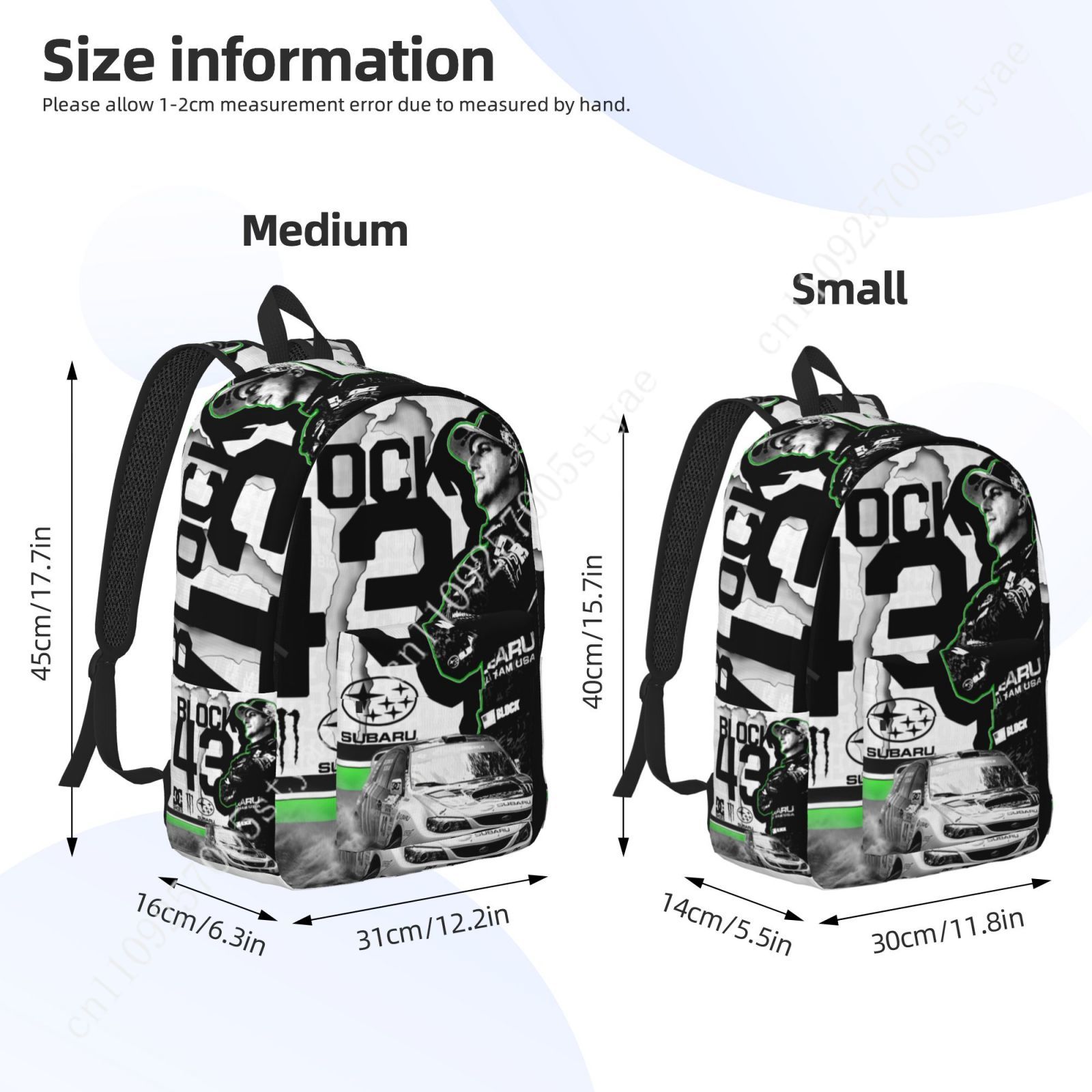 Ken Block 43 맞춤형 캔버스 경량 배낭 패션  - Fashion Backpack Women 리뷰 및 가격