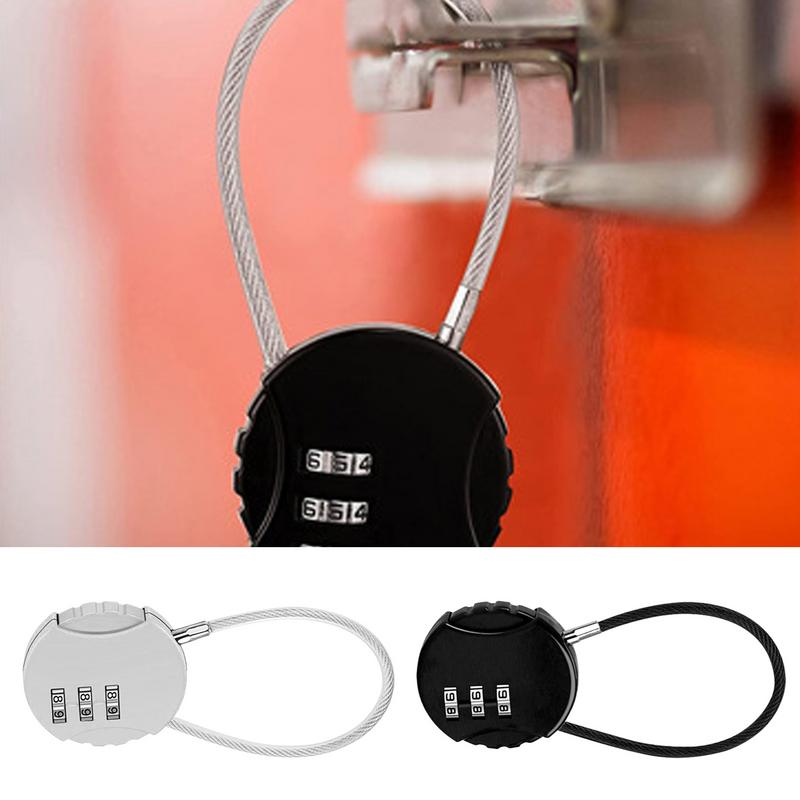 둥근 모양 수하물 콤보 잠금 장치 3 자리 조합 여행  - Backpack Lock Combo 리뷰 및 가격