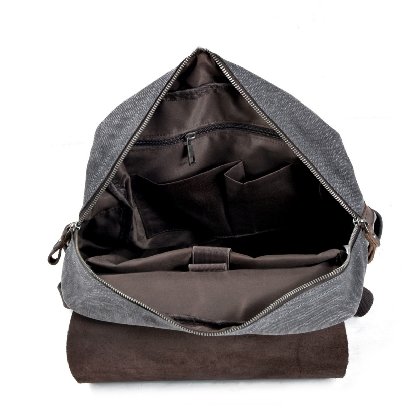 레트로 남성용 백팩, 더블 숄더백, 캐주얼 단거리 여행 - Canvas Backpack Casual 리뷰 및 가격