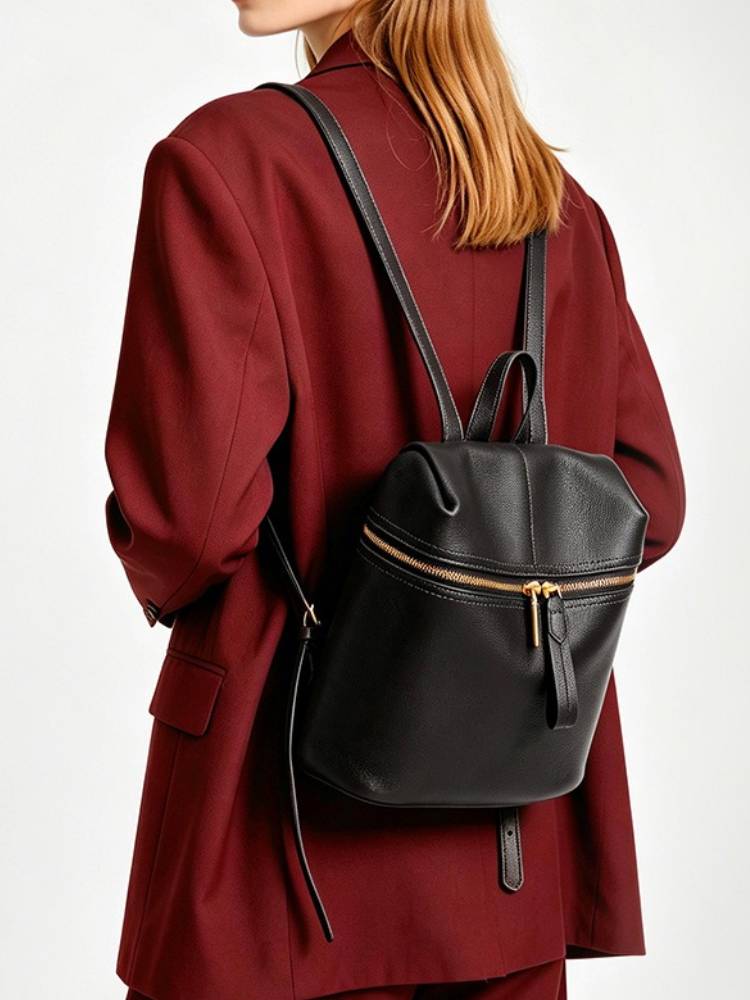 Zency 여성 정품 가죽 배낭 배낭 멀티 포켓 데일리 - Leather Backpack Vintage 리뷰 및 가격