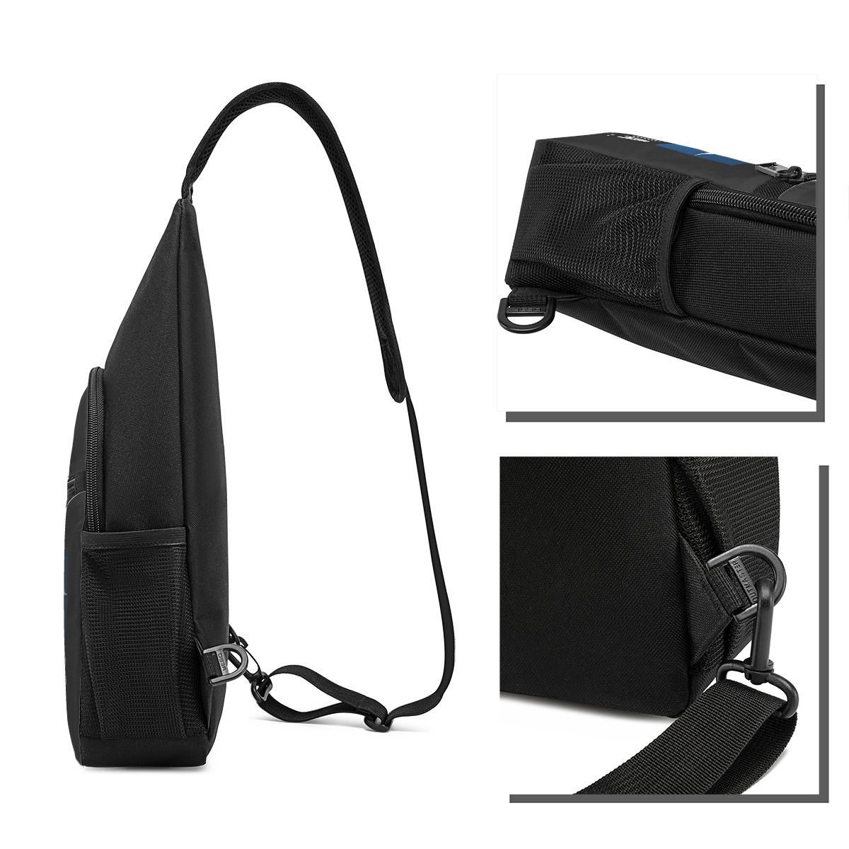 바바리아 요트 블루 실버 로고 체스트 백 남성 슬링 크 - Sling Backpack Shoulder 리뷰 및 가격