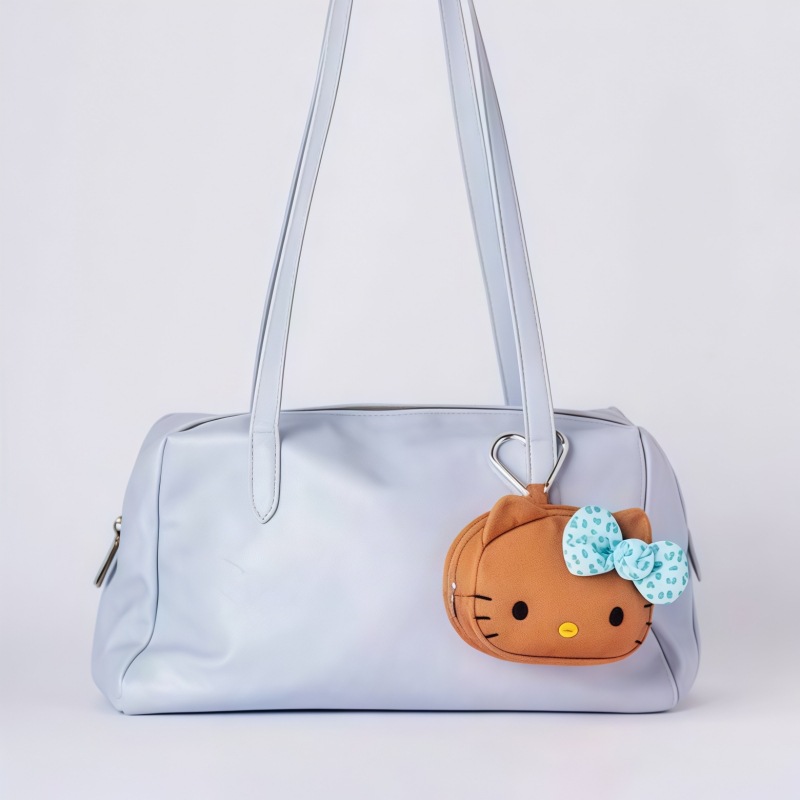 귀여운 브라운 헬로키티 미니 수납 가방 레오파드 프린트 - Mini Backpack Purse 리뷰 및 가격