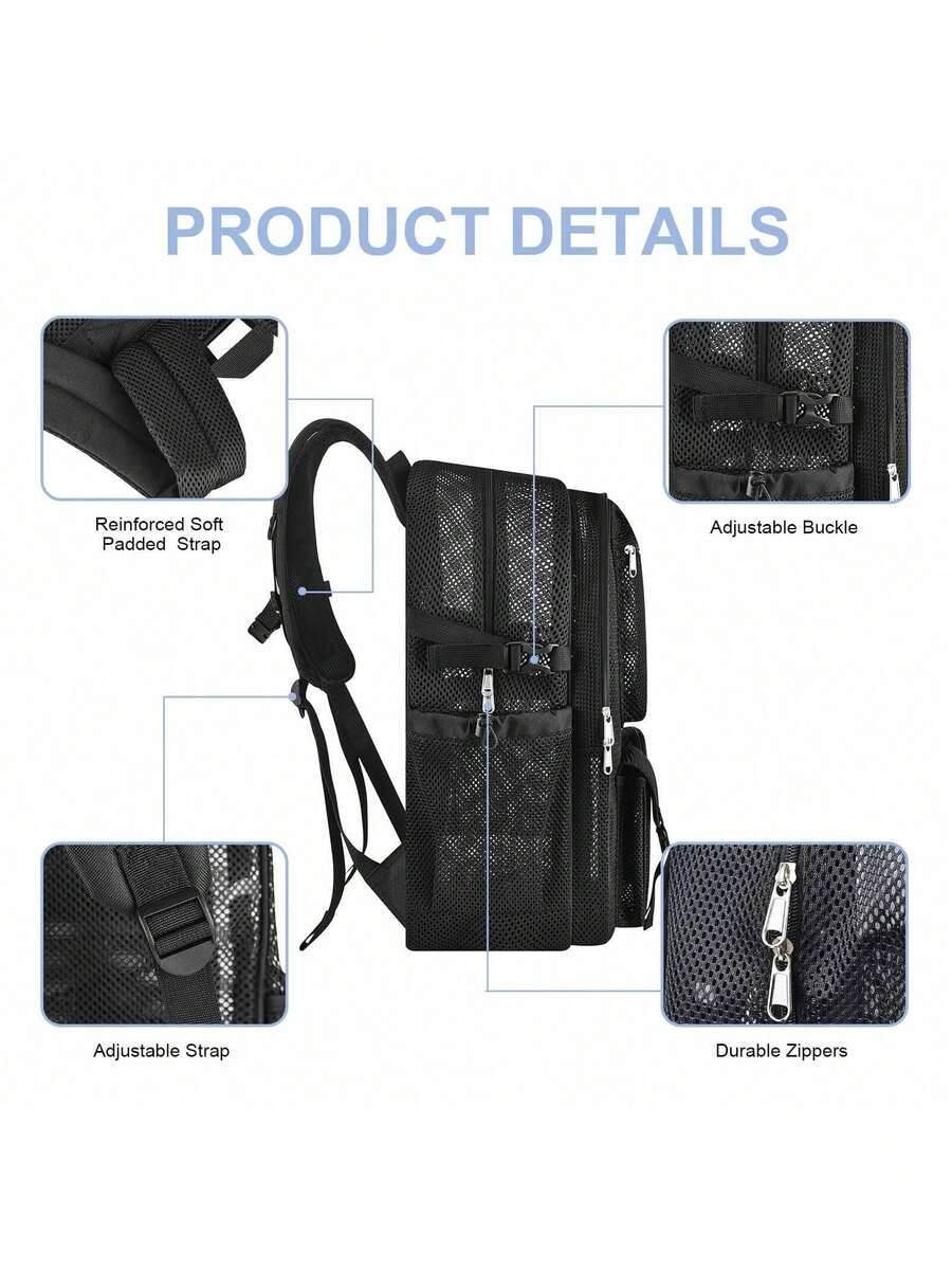 메쉬 백팩 36L 대용량 헤비듀티 캐주얼 데이팩 (학교 - Canvas Backpack Casual 리뷰 및 가격